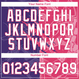 Custom Graffiti Pattern White Purple-Neon Pink Scratch 3D Performance T-Shirt