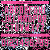 Custom Stitched Graffiti Pattern Pink Black-White 3D Abstract Grunge Art Sports Pullover Sweatshirt Hoodie