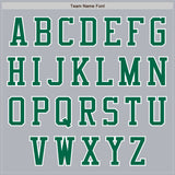 Custom Gray Kelly Green-White Authentic Baseball Jersey