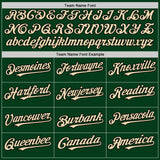 Custom Green Cream-Black Mesh Authentic Throwback Baseball Jersey