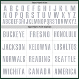 Custom Green White-Gray Authentic Baseball Jersey