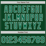 Custom Green Kelly Green-White Authentic Baseball Jersey