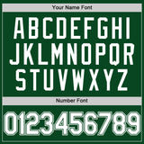 Custom Green White Authentic Throwback Basketball Jersey