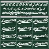 Custom Green White-Yellow Authentic Baseball Jersey