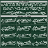 Custom Green White Authentic Baseball Jersey