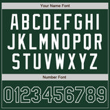 Custom Green White Authentic Baseball Jersey