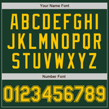 Custom Green Yellow Authentic Baseball Jersey