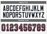 Custom Gray Navy-Red Drift Fashion Football Jersey