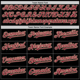 Custom Black Crimson Cream-City Cream Bomber Full-Snap Varsity Letterman Two Tone Hoodie Jacket
