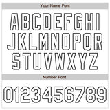 Custom White Black Bomber Varsity Letterman Zipper Jacket