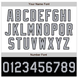 Custom White Gray-Black Bomber Varsity Letterman Two Tone Zipper Jacket