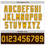 Custom White Gold-Brown Bomber Varsity Letterman Two Tone Zipper Jacket