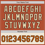 Custom Texas Orange Black-Cream Bomber Varsity Letterman Two Tone Zipper Jacket