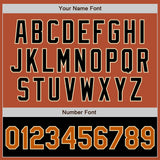 Custom Texas Orange Cream-Black Bomber Varsity Letterman Two Tone Zipper Jacket