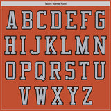 Custom Texas Orange Black-Gray Bomber Varsity Letterman Two Tone Zipper Jacket