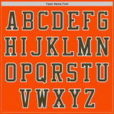 Custom Orange White-Olive Bomber Varsity Letterman Two Tone Zipper Jacket