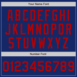 Custom Royal Red-White Bomber Full-Snap Varsity Letterman Two Tone Jacket