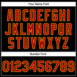 Custom Black Red-Gold Bomber Full-Snap Varsity Faux Leather Letterman Jacket