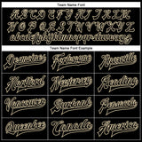 Custom Black Black-Cream Bomber Full-Snap Varsity Faux Leather Letterman Jacket