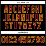 Custom Black Crimson-Gold Bomber Full-Snap Varsity Faux Leather Letterman Jacket