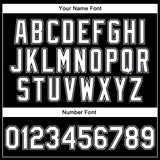 Custom Black White-Gray Bomber Full-Snap Varsity Faux Leather Letterman Jacket