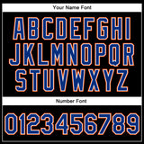 Custom Black Royal-Orange Bomber Full-Snap Varsity Faux Leather Letterman Jacket