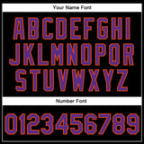 Custom Black Purple-Orange Bomber Full-Snap Varsity Faux Leather Letterman Jacket