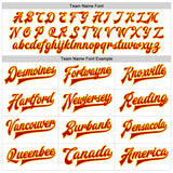 Custom White Red-Gold Bomber Full-Snap Varsity Faux Leather Letterman Jacket