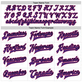 Custom White Purple Pink-Black Bomber Full-Snap Varsity Faux Leather Letterman Jacket