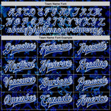 Custom Black Royal-White Gothic Glitter Crosses 3D Pattern Design Bomber Full-Snap Varsity Letterman Jacket