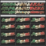 Custom Black Vintage Mexican Flag-Cream Digital Camo Two Tone Bomber Full-Snap Varsity Letterman Hoodie Jacket