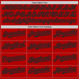 Custom Black-Red Gorilla Claw Scratch Paint Splatter Bomber Full-Snap Varsity Letterman Hoodie Jacket