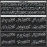 Custom Black-Gray Fire Flame Bomber Full-Snap Varsity Letterman Hoodie Jacket