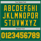 Custom Kelly Green Gold Authentic Baseball Jersey
