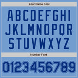 Custom Light Blue Royal Authentic Baseball Jersey