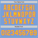 Custom Light Blue Yellow-Pink Authentic Baseball Jersey