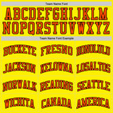 Custom Light Yellow Orange-Black Authentic Basketball Jersey