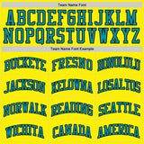Custom Light Yellow Teal-Black Authentic Basketball Jersey