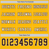 Custom Gold Brown-White Long Sleeve Authentic Football Jersey