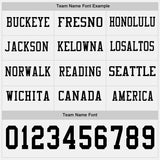 Custom White Black Long Sleeve Authentic Football Jersey