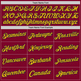 Custom Maroon Navy-Gold Authentic Throwback Basketball Jersey