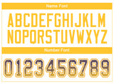 Custom Purple Gold-White Drift Fashion Football Jersey
