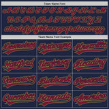 Custom Navy Crimson-Old Gold Authentic Baseball Jersey