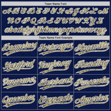 Custom Navy Camo-White Authentic Baseball Jersey