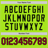 Custom Neon Green Maroon-Black Authentic Throwback Basketball Jersey