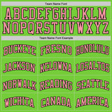 Custom Neon Green Medium Pink-Black Authentic Basketball Jersey