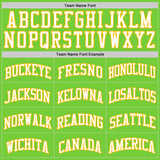 Custom Neon Green White-Gold Authentic Basketball Jersey