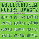 Custom Neon Green Green-White Authentic Basketball Jersey
