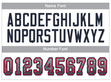 Custom Light Gray Navy-Scarlet Drift Fashion Football Jersey