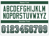 Custom White Grass Green-Black Drift Fashion Football Jersey